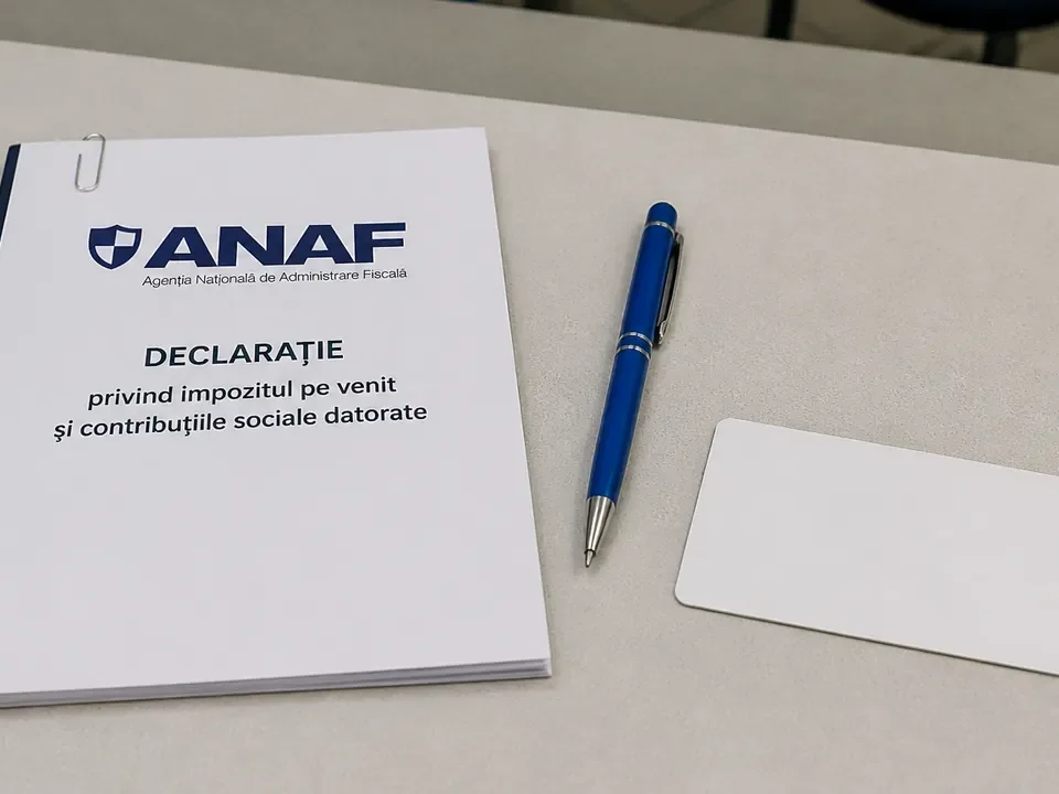 Declarația unică — formular pe ghișeu