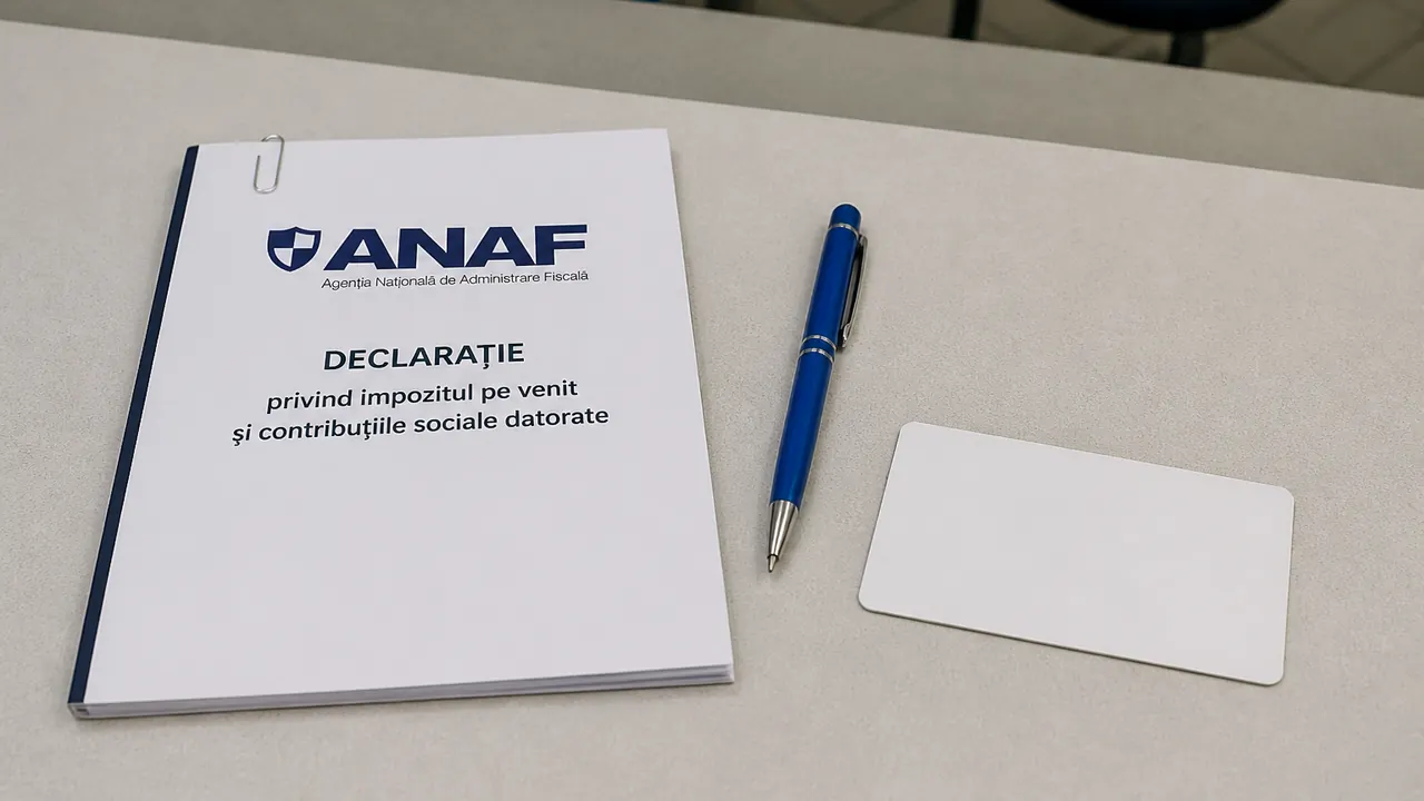 Declarația unică — formular pe ghișeu