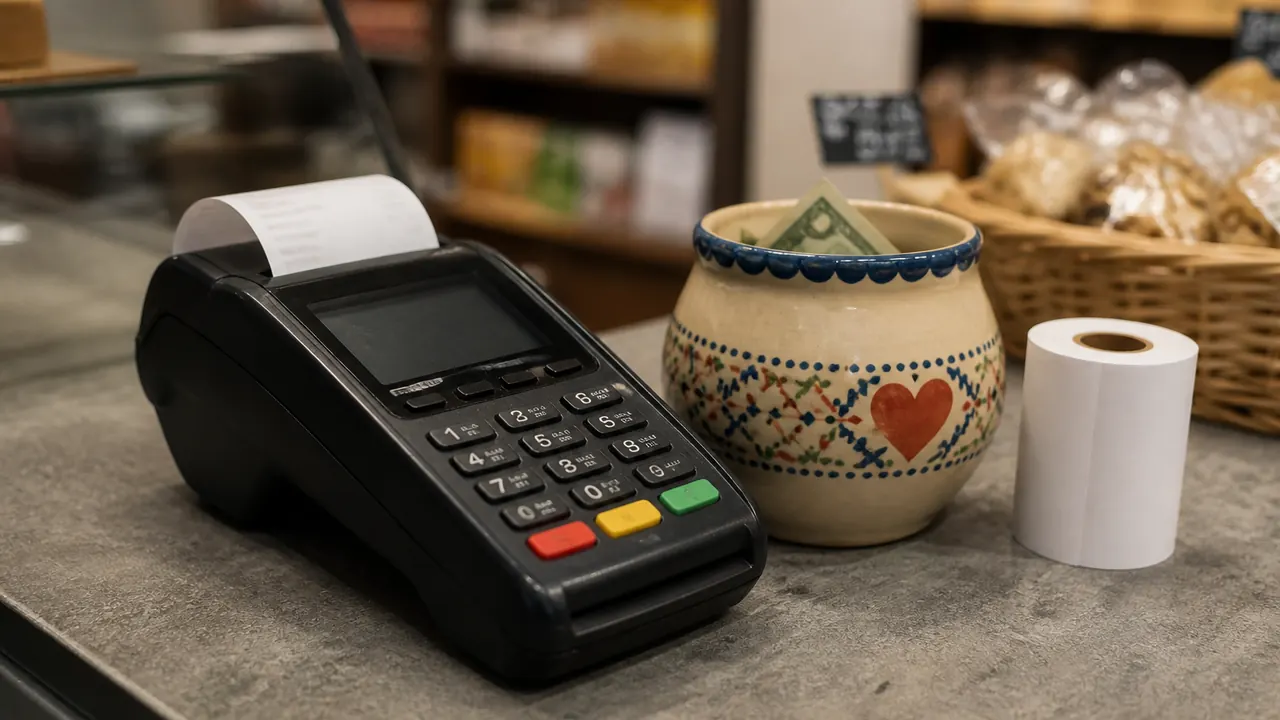 POS fiscal — terminal pe tejghea